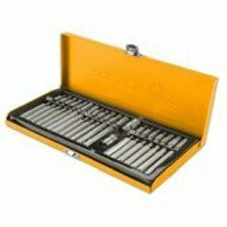 TOLSEN 40-pc 1/2-in. & 3/8-in. S/D Bit Set Metal Case 20385